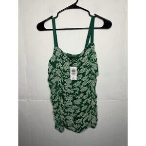 NEW Torrid Stretch Mesh Green Cami Size 1X